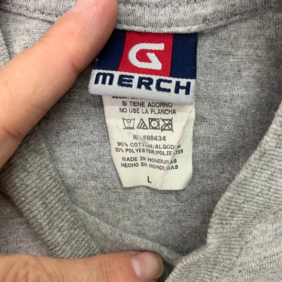 VTG Merch Kids Boys Large Grey Dinosaur TRex Tee Dino TShirt - Picture 5 of 7